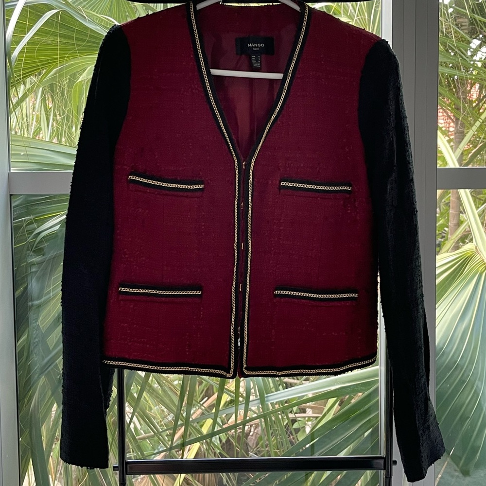 Chanel style Mango suit jacket